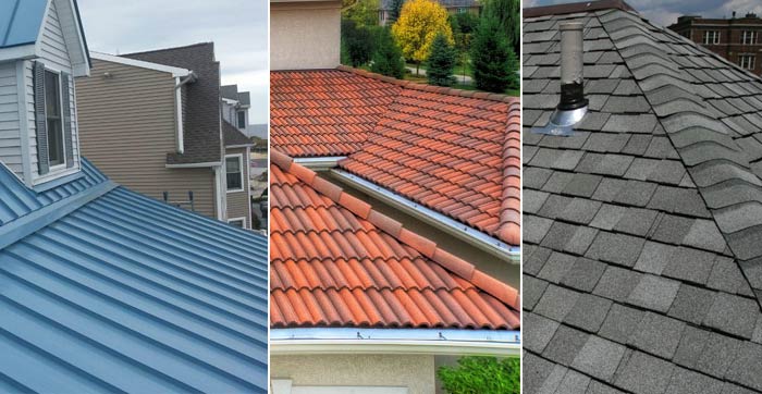 Metal Roofing vs. Roof Shingles vs. Roof Tiles vs. Slate Roof